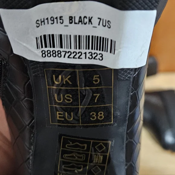 London Rag Beatriz/women's/ ankle boots/Block heel/Chunky platform/zipper/size 7 - Picture 8 of 14